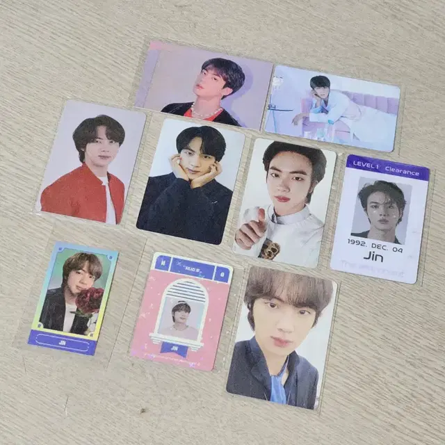 방탄 석진 진 포토 카드 포카 모음