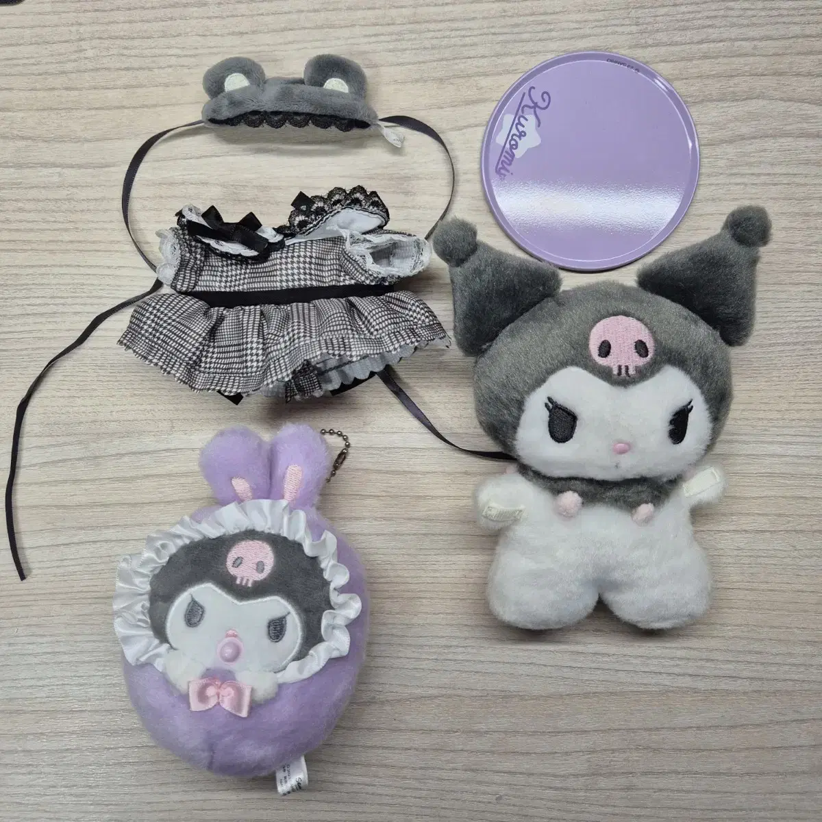 Sanrio Shop Kuromi Goods Pitatto Keyring Doll Bulk