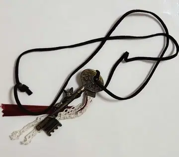 지브리 마녀 배달부 키키 지지 앤티크 키 목걸이