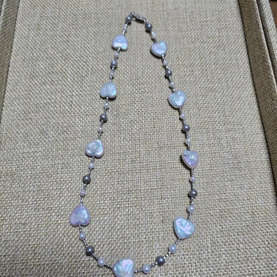 STONEHENGE | 스톤헨지 Stonehenge Silver Heart Chunky Pearl