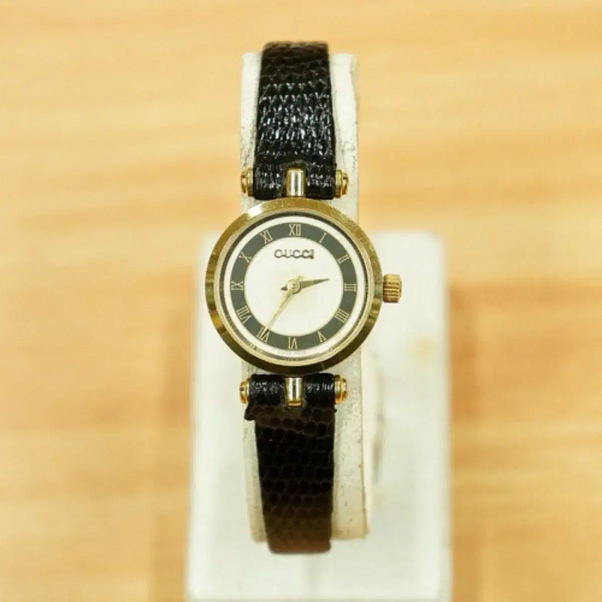 Quartz Gucci Watch 80s Vintage Mens Gucci Watch Vintage GUCCI 3400 FM  Quartz Leather