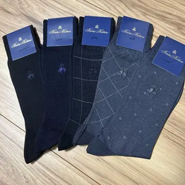 25~26cm 브룩스브라더스 비즈니스 삭스 양말 5켤레 후쿠스케