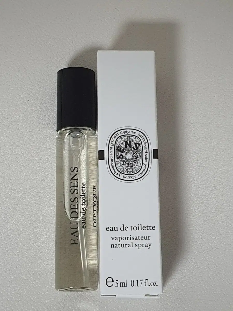 Diptyque Eau des Sens 5ml sealed with Korean label
