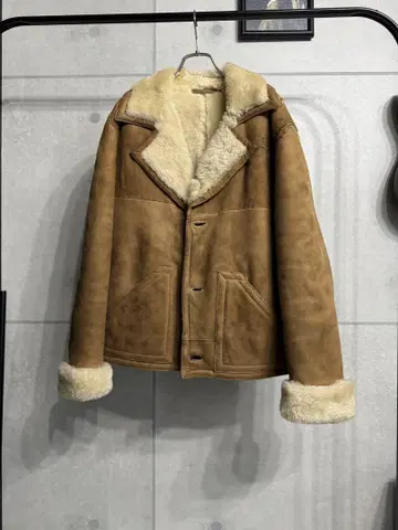 그런지 무스탕 보아 자켓