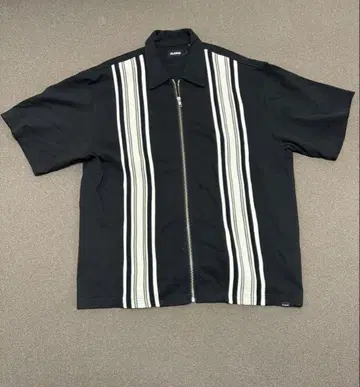 XLARGE 스트라이프 지퍼업 셔츠 L 사이즈