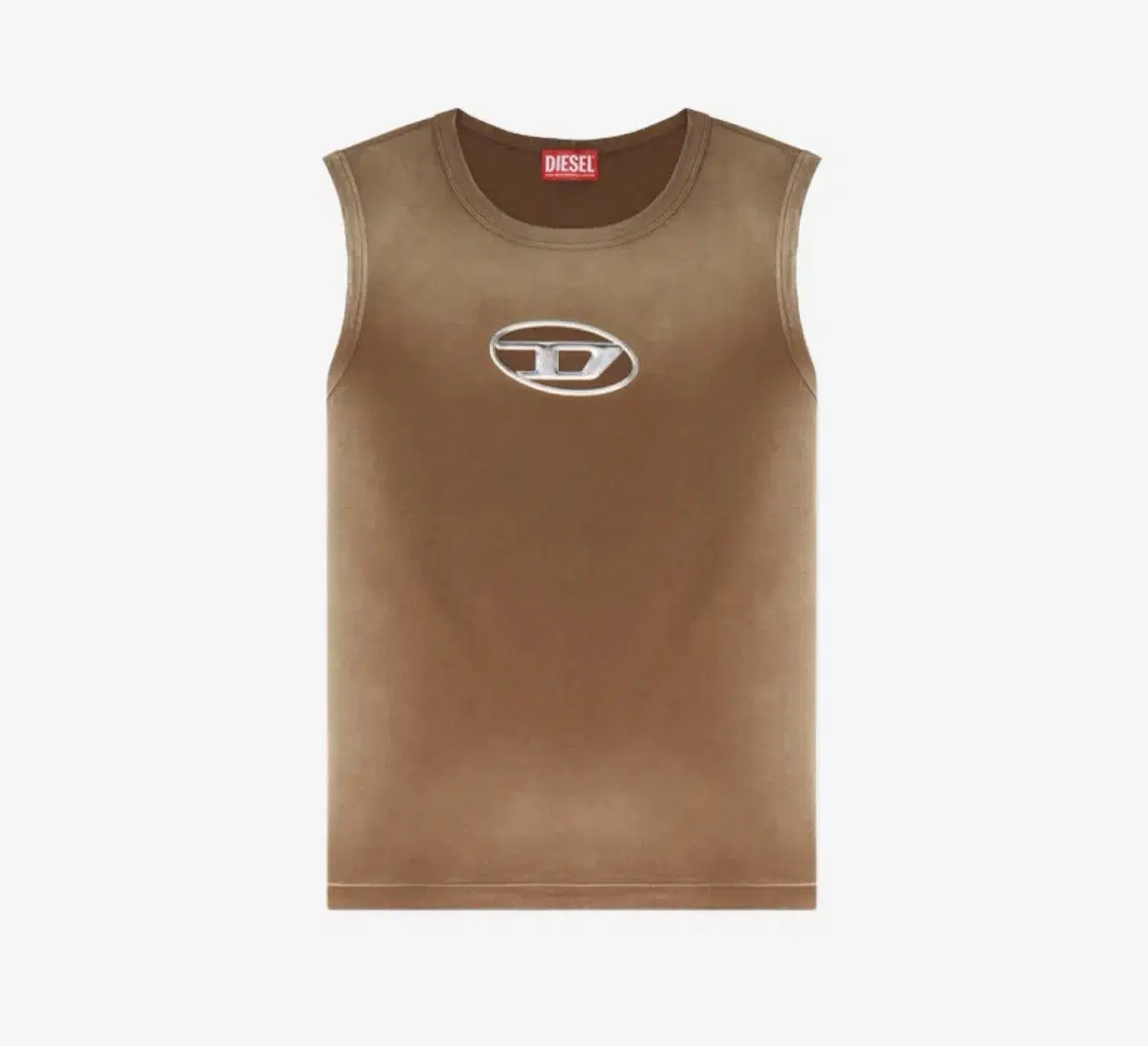 Diesel Nasi fei-ded Tank Top Puppy Oval D Brown