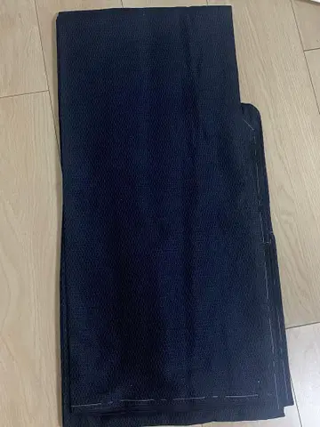 남자용 남성용 기모노 겉옷 세트 앙상블 네이비