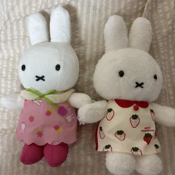 미피 봉제 인형 2종 세트