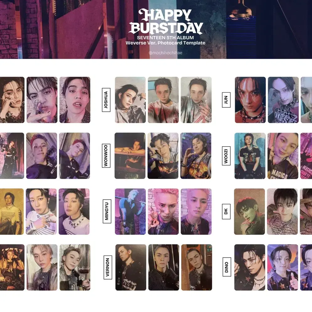Seventeen album Happy Burstdey full album 5th HAPPY BURSTDAY