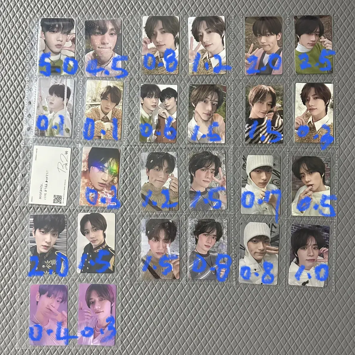 txt 투바투 수빈 범규 단짝즈 포카 대량 일괄 앙도