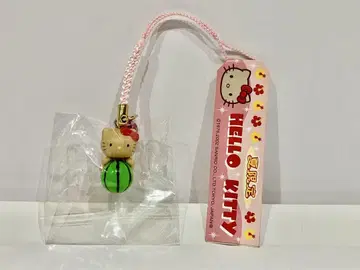헬로키티 네츠케 스트랩 여름 한정판 일광화상 수박 타기