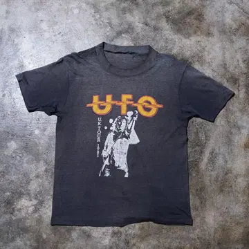80s UFO UK TOUR 1981 티셔츠 하드 록 밴 티셔츠