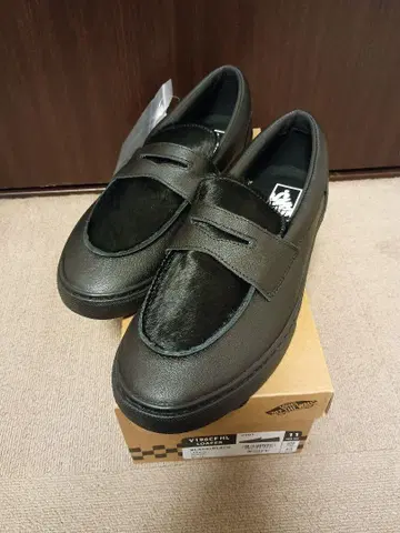 반스 로퍼 V196CF HL BLACK/BLACK 29cm