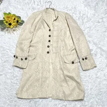 플록 코트 엘레강트 롱 코트 코스프레 XL