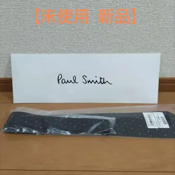 폴 스미스 100% 실크 네이비 도트 MADE IN ITALY