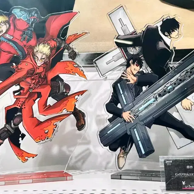 TRIGUN 트라이건 스탬피드 전시회 밧슈, 울프우드 빅 아크릴 스탠드
