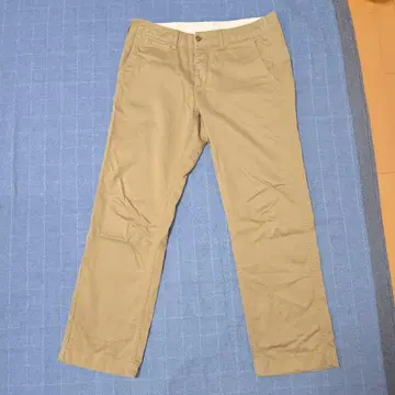 Burgus Plus 베이지 치노 팬츠 w34