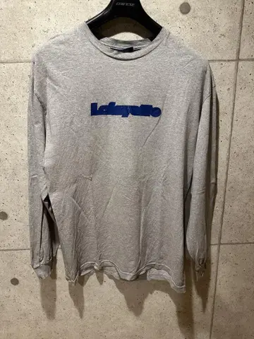 Lafayette 그레이 로고 긴팔 티셔츠 XL 롱 T