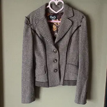 D&G 꽃무늬 안감 자켓