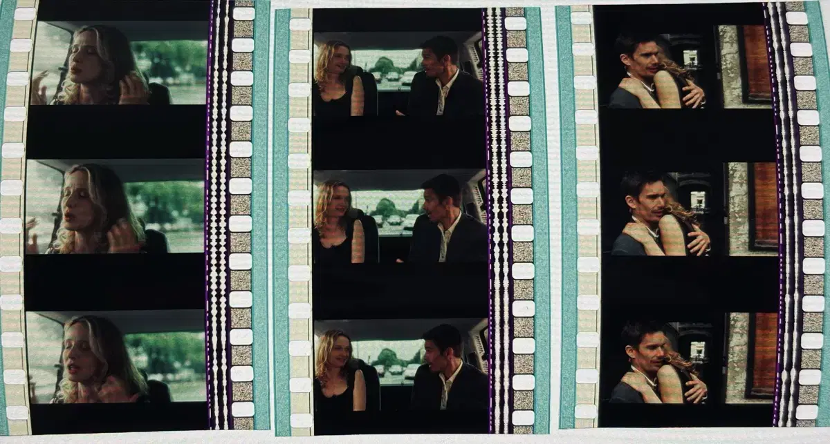 Before Sunset Film Cut 6 Sheets / Movie Film