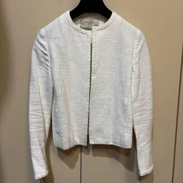 UNITED ARROWS 노카라 자켓 38 화이트