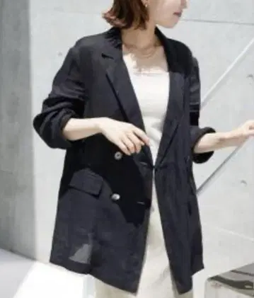 SLOBE IENA 라미 조젯 자켓