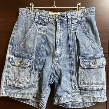 Eddie Bauer 데님 카고 숏 팬츠 32
