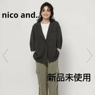 niko and ... 코쿤 자켓 테일러드 자켓 블랙