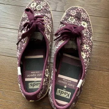 케이트 스페이드 Keds 꽃무늬 스니커즈 퍼플