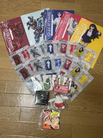 클리어 파일 세트와 애니메이션 굿즈