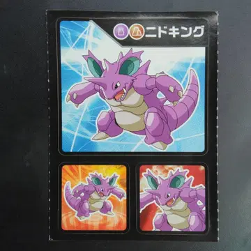 니도킹 포켓몬스터 큰 씰 포켓몬스터 CARD JAPAN