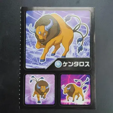켄타로스 포켓몬스터 큰 씰 포켓몬스터 카드 JAPAN