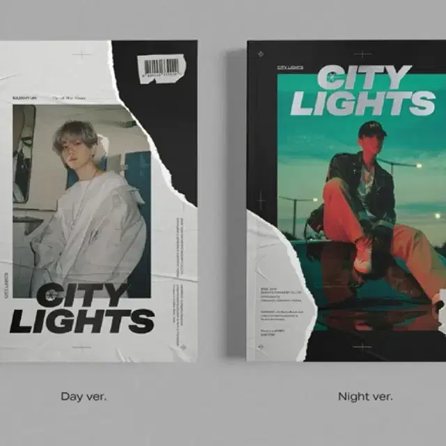 백현 솔로 앨범 City lights Nihgt ver 개봉 +포카포함