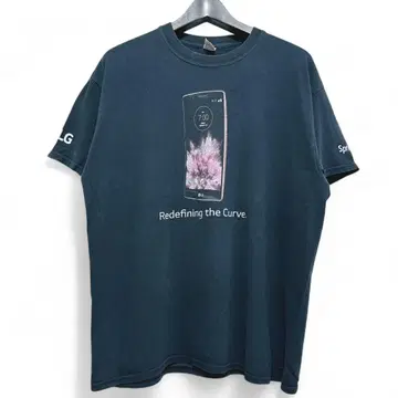 구제 의류 90s LG G Flex 네이비 빈티지 티셔츠 736