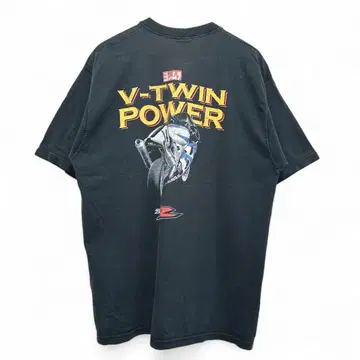 구제 의류 00s 바이크 V-TWIN POWER 빈티지 티셔츠 737