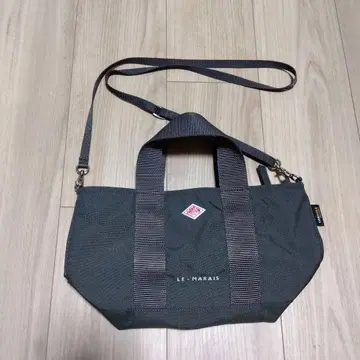 단톤 미니 토트백 다크 그레이