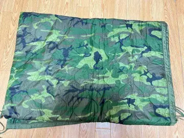 미군 실물 판초 라이너 우드랜드