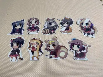 연애의 색깔 하늘 SD 캐릭터 미니 스탠드 POP 전종 9개 미사용품