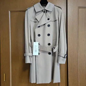 SANYO COAT 베이지 남성용 트렌치코트 S