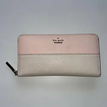 kate spade 장지갑 핑크/화이트