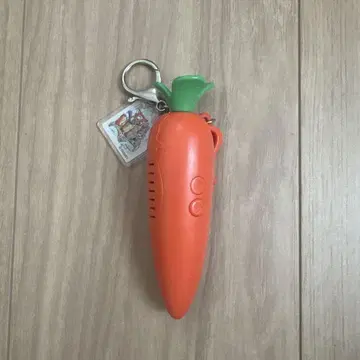 주토피아 당근 모양 녹음 키링