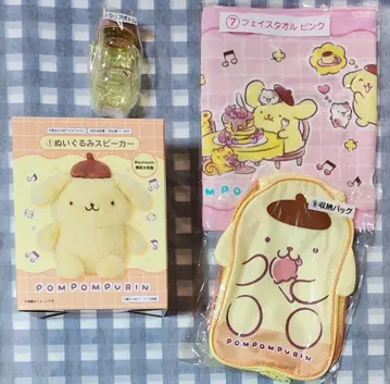 산리오 복권 폼폼푸딩 스피커 타월 등