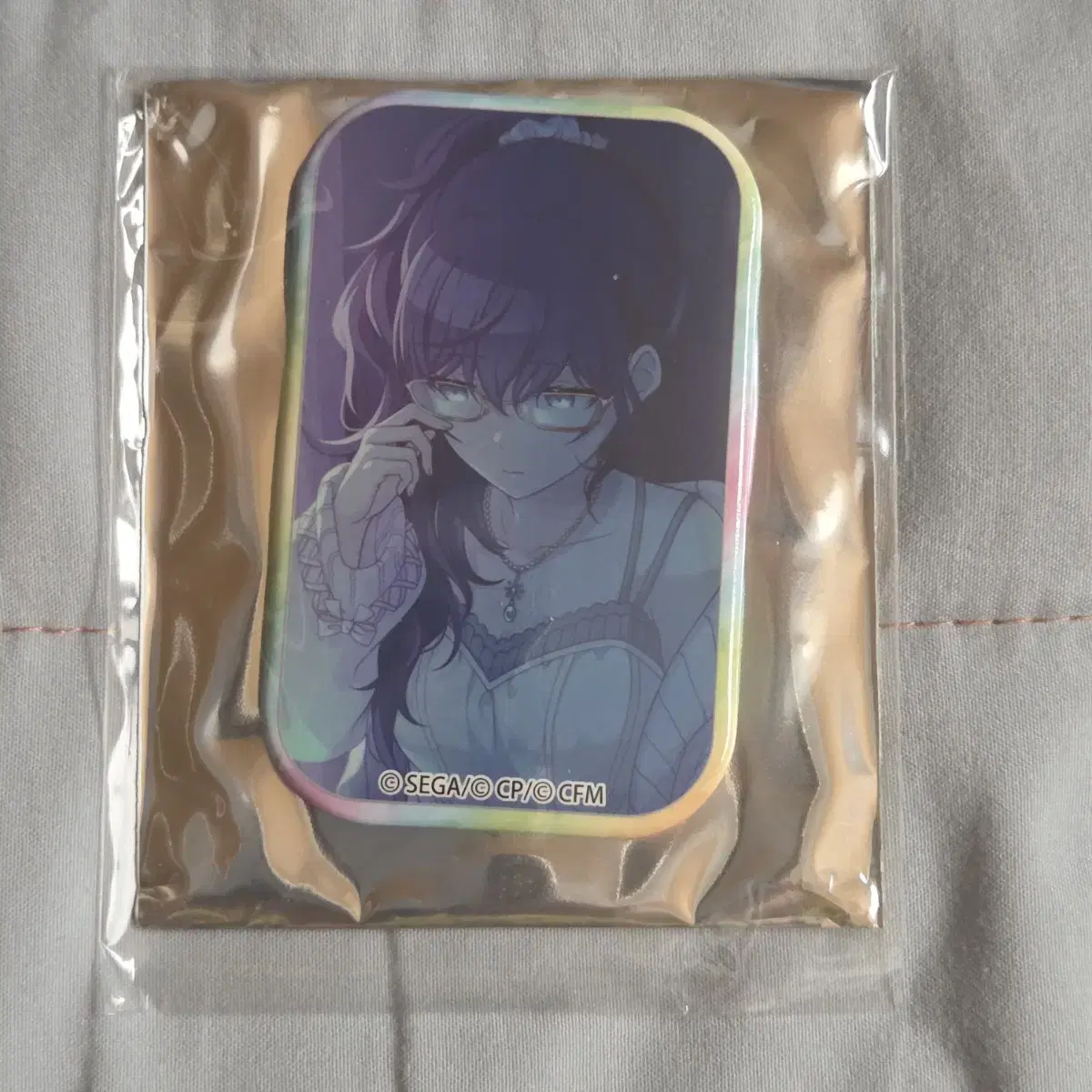 Project Sekai Asahina Mafuyu Neobamjo Square Can Badge