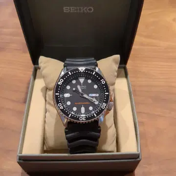 세이코 오토매틱 시계 200m 방수 /skx007kc 블랙 보이