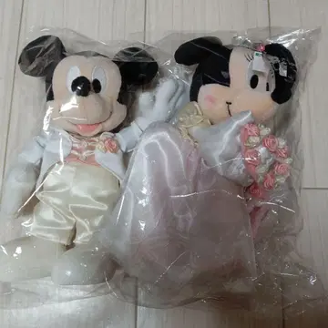 미키 미니 웨딩 인형 세트