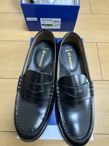 문스타 로퍼 블랙 24.5EEE 새상품급