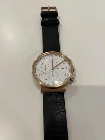 SKAGEN 아날로그 크로노그래프 손목시계