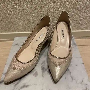 DIANA 베이지 스틸레토 힐 24cm