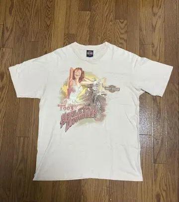 할리데이비슨 핀업걸 티셔츠 XL
