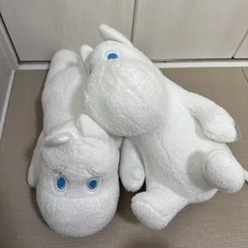 MOOMIN 화이트 봉제 인형 약 30cm 무민